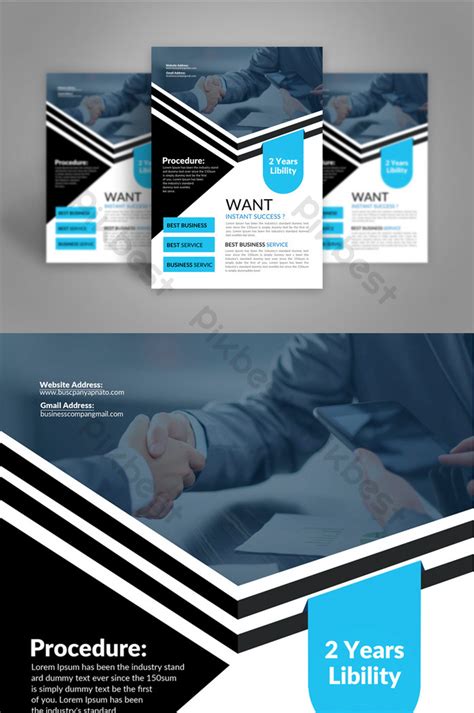 Company Profile Flyer Template Psd Free Download Pikbest