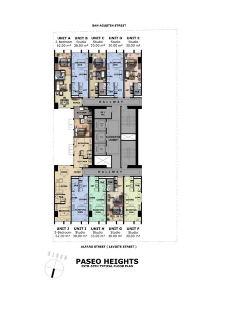 Paseo Heights Floor Plan 29th Floor The Most Valuable Condos In Makati