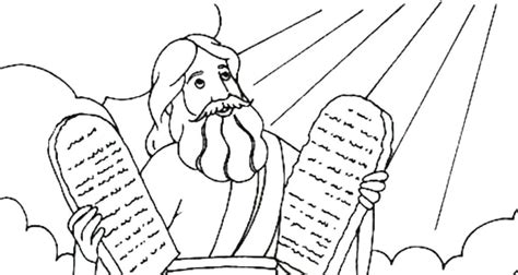 The ten commandments are a set of rules or laws. Tablet Coloring Page at GetColorings.com | Free printable ...