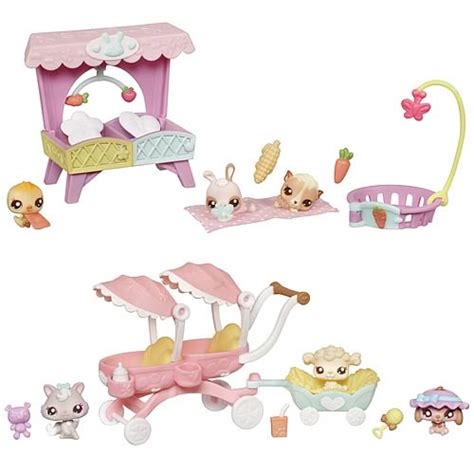 Littlest Pet Shop Theme Pack Babies Wave 1 Set Hasbro Littlest Pet