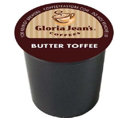 Gloria Jean S Coffee Butter Toffee K Cup Portion Pack For Keurig