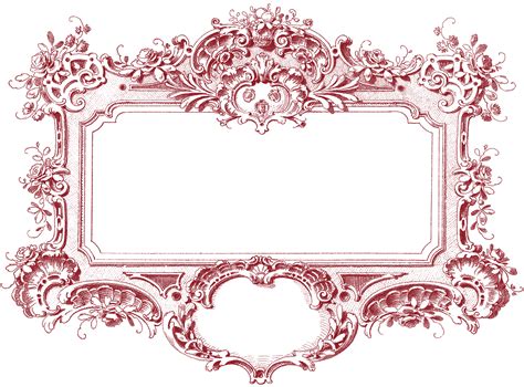 Gorgeous Baroque Frame Images The Graphics Fairy
