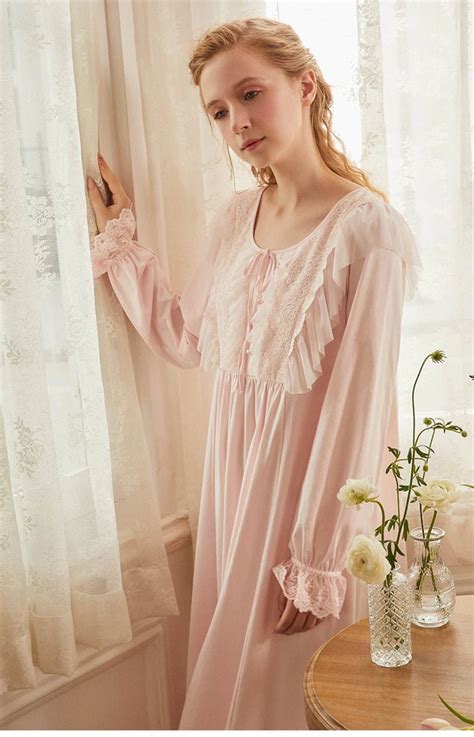 Viktorianisches Nachthemd Damen Baumwolle Vintage Nachthemd Etsy