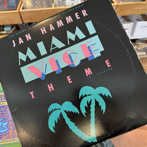 miami vice theme jan hammer vinyl 1985 outrun