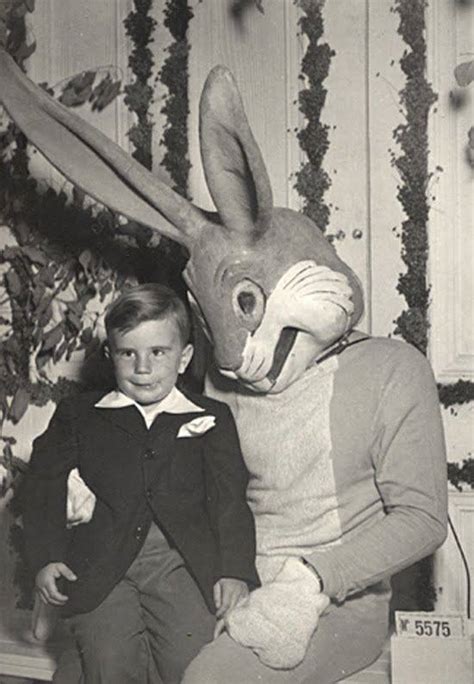 Thanks Katrina Vintage Creepy Easter Bunnies