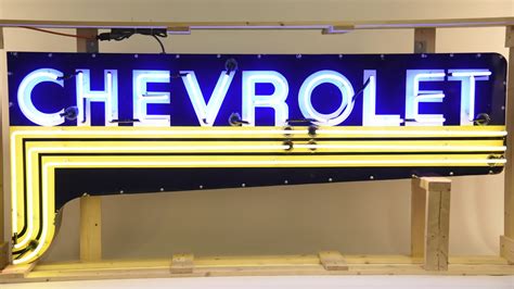 Chevrolet Dealership Neon Sign Sspn 79x34x8 K44 Denver 2016