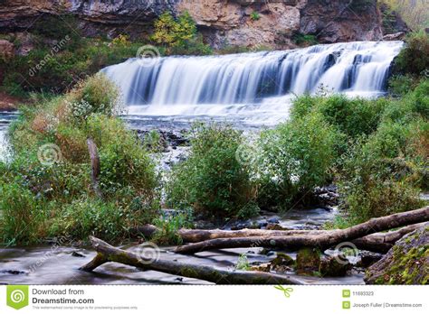 Willow River State Park Waterfall Stock Image Image Of Flowing