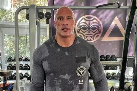 The Rocks Workout Photo Reveals Hes Ready For Black Adam Production