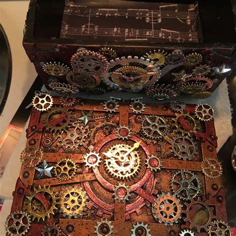 Steampunk Altered Jewelry Box Created By Justine Helleson Steampunk