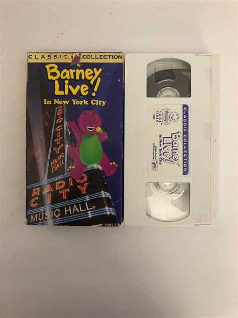 Barney Live In New York City VHS Classic Collection EBay