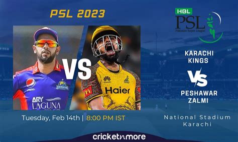 Karachi Kings Vs Peshawar Zalmi 2nd Match Psl 8 Kar Vs Pes Cricket