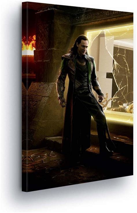 Marvel Thor Loki Canvas Print 60cm X 40cm
