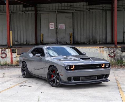 Dodge Challenger Hellcat Painted In Destroyer Grey Photo Taken By P