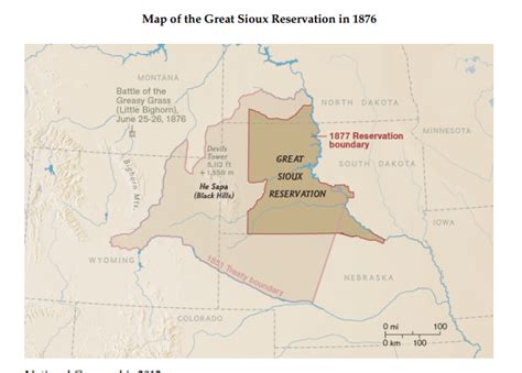 The Shrinking Area Of The Sioux Indian Reservation