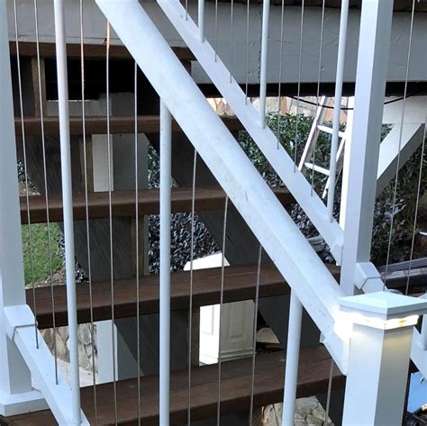Convenient and beautiful, drink rail creates the perfect spot for your morning coffee or a cool drink in the afternoon. Westbury® C80 VertiCable Stair Railing Panels - Pro Deck ...