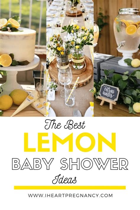 Everything You Need For The Perfect Lemon Themed Summer Baby Shower