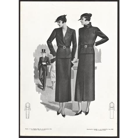 Art Deco Fashion Prints Set Of 3 Chairish