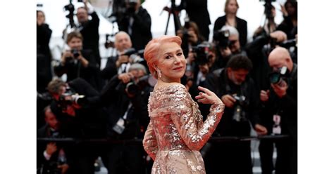 Helen Mirren Pink Hair At Cannes Film Festival Popsugar Beauty Uk