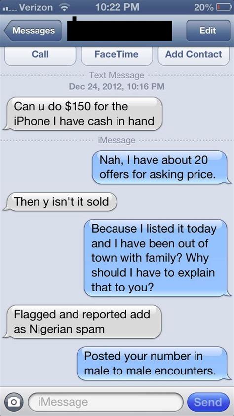 Make every day a great day with these funny jokes about life that will make each day a little brighter. This douche wanted to buy my brother's iphone… Good come back? | Funny Pictures, Quotes, Pics ...