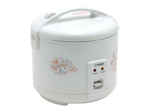 TIGER JNP 1000 White 5 5 Cups Rice Cooker Warmer Newegg Com