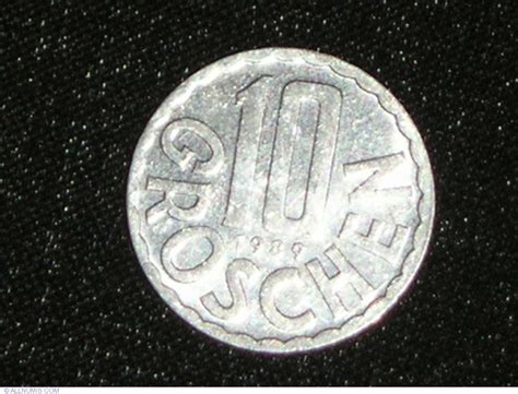 10 Groschen 1989 Republic 1981 1990 Austria Coin 2145