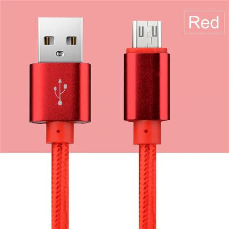 Micro Usb Cable Usb Android Data Cablenylon Braided Data Sync Charging
