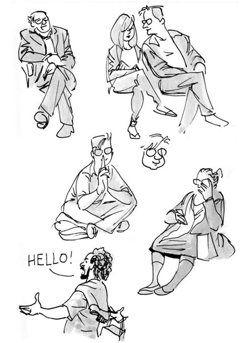Sitting Poses © Sarah Airriess Noodle Doodle Sitting Poses Manga Art Style Art Inspo Art