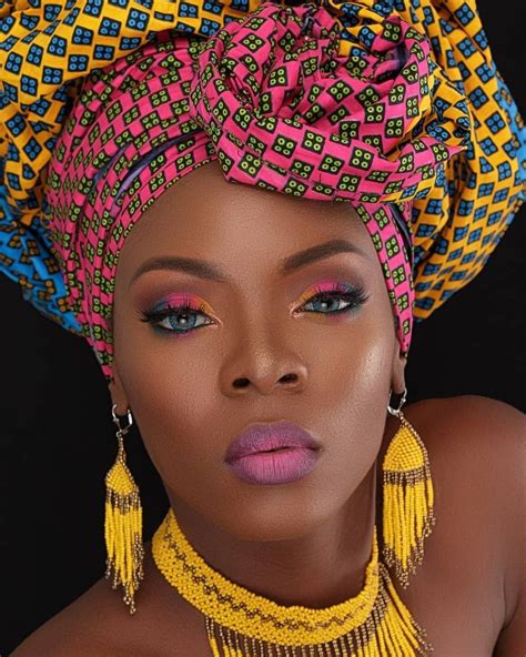 African Beauty African Women African Fashion African Style Head Wrap Styles Head Scarf