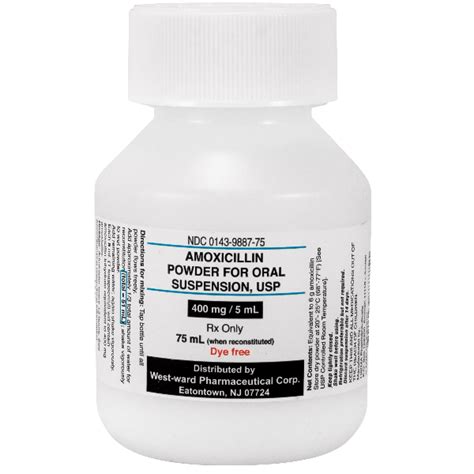 Amoxicillin Suspension 400mg5ml