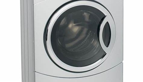GE 3-cu ft Stackable Front-Load Washer (Metallic Silver) in the Front