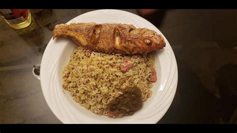 Liberian Fry Fish Dry Rice Youtube