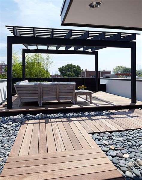 Chicago Modern House Design Amazing Rooftop Patio