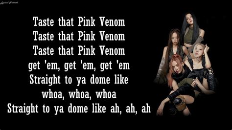 Blackpink Pink Venom Lyrics Youtube