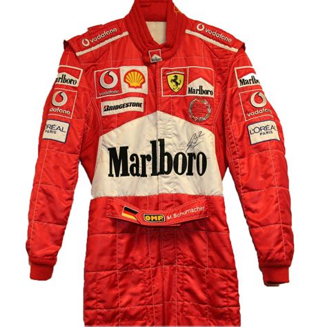 Own A Michael Schumacher Signed Race Suit In Schumacher Was Racing For Ferrari And Was A