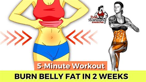 Lose Your Love Handles In Week Minute STANDING ABS Workout By Best Standing Exercises