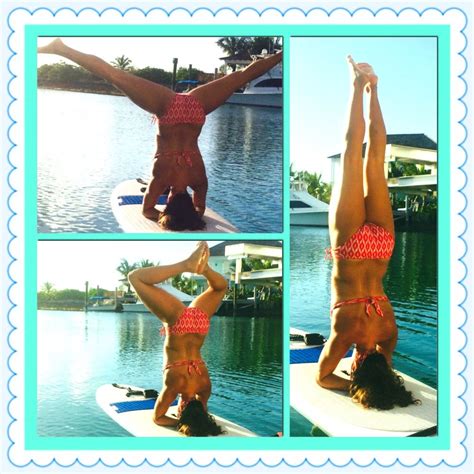Maybe you would like to learn more about one of these? standup paddleboarding yoga - headstand | Paddle board ...