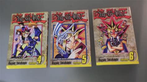 Yu Gi Oh 4 5 6 Shonen Jump Kasuki Takahashi Graphic Novel Book Lot Manga Anime 2900 Picclick