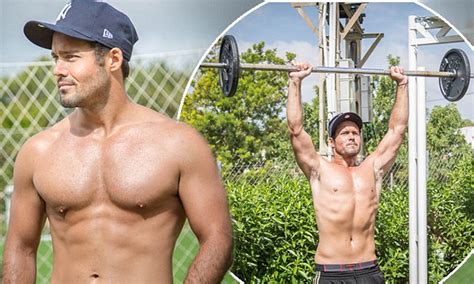 Shirtless Spencer Matthews Shows Off His Buff Body After Losing Lbs