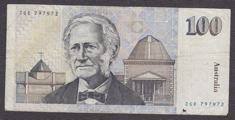 Blogart Australian Banknotes The Last Australian Paper 100 Dollar