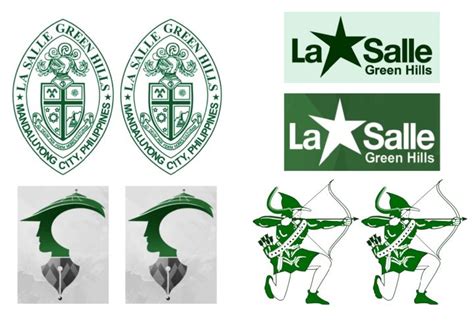 Dlsu 8 Pieces Car Sticker For La Salle Green Hills La Salle Green