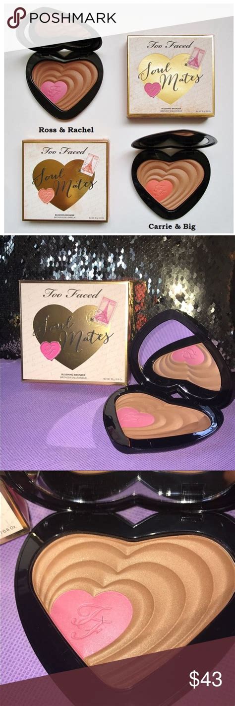 💗too Faced Soul Mates Blushing Bronzer Carrie And Big Light Skin