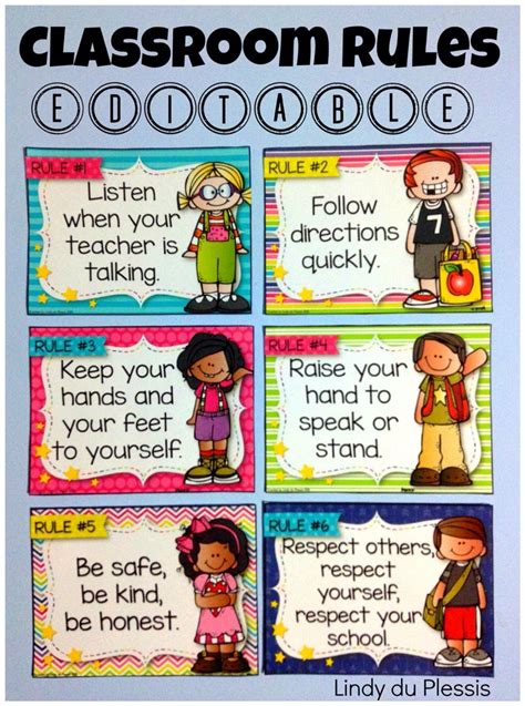 Preschool Classroom Rules Classroom Rules Poster Classroom Charts