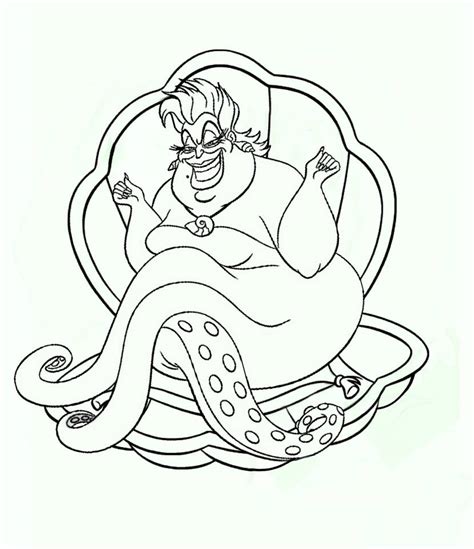 Ursula Coloring page by xLexieRusso2 on DeviantArt