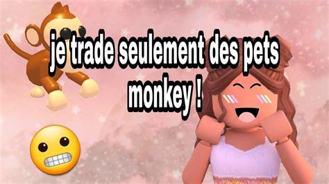 How to get free legendary pets roblox adopt me trading. Je trade seulement des pets monkey! // adopt me - YouTube