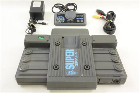 Pc Engine Super Grafx Console System Pi Tg4 Ref9y015582a Tested Japan