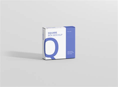 Check out free awesome box mockups by lstore. Box Mockup Flat Square - Premium and Free Mockups