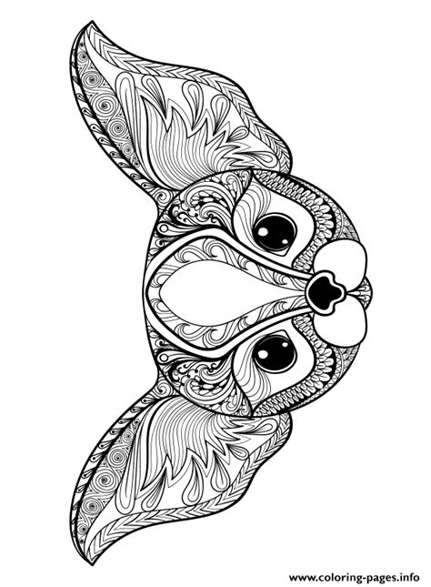 Welcome to the coloring pages for puppy pictures. Zen Cute Cat Adult Coloring Pages Printable