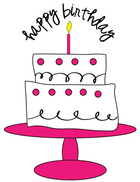 57 Free Birthday Cake Clip Art
