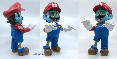 Full Colored Zombie Mario By Luaiso Lopez X Pobber Toys