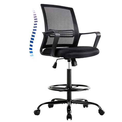 Tall Office Chair Drafting Chair Counter Height Office Chairs High